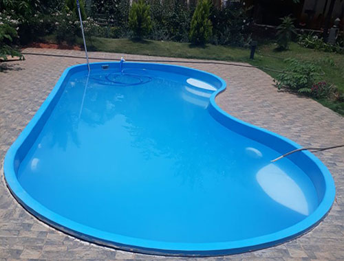 Bean Shaped Swimming Pool Manufacturer in Agra