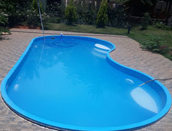 Bean Shape Swimming Pool Manufacturer in Agra